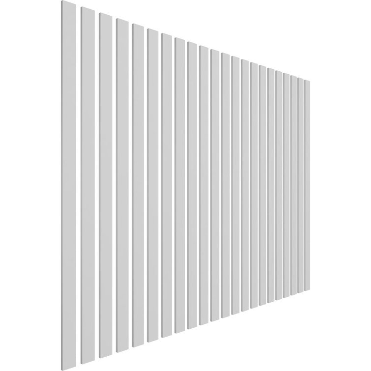 PCI Enterprises Adjustable PVC Slat Wall Panel Kit Wayfair